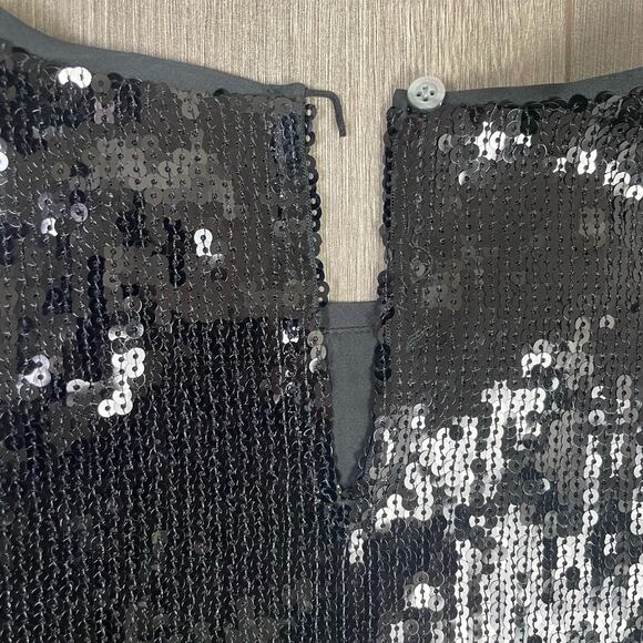 J Crew Sequin Short Sleeve Chic Party Mini Shift Dress US Women's 0 New - Picture 7 of 7